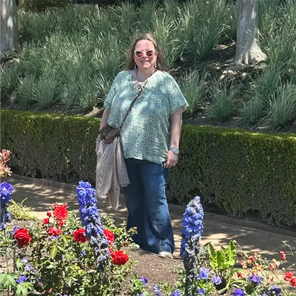 me in the garden